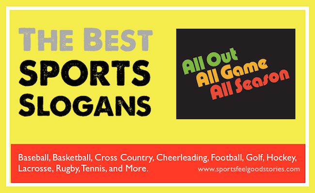 Sports Slogans, Sayings, Mottos, and Phrases for Sport Teams