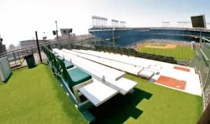 The Wrigley Rooftop Experience - view from the rooftop