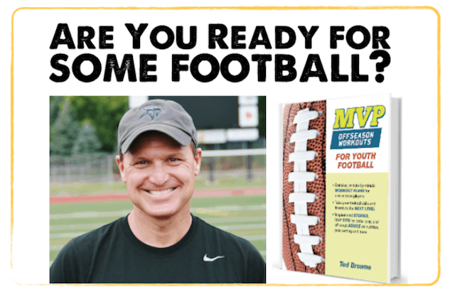 Youth football training program.