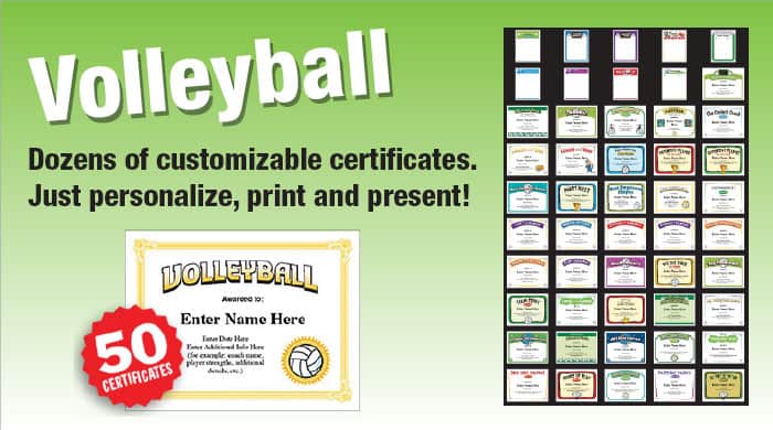 Volleyball awards personalize.
