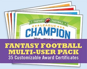Fantasy Football Multi-User Pack button
