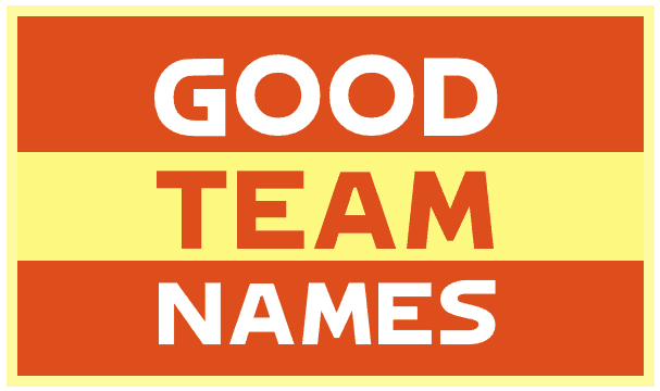 Good team names visual