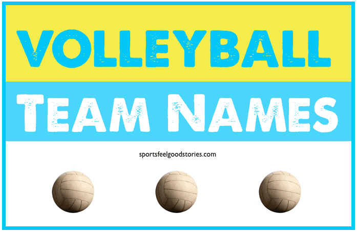 Volleyball Team Names Good Funny Clever And Best