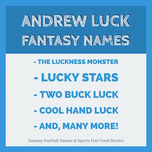 Andrew Luck Fantasy Names team image