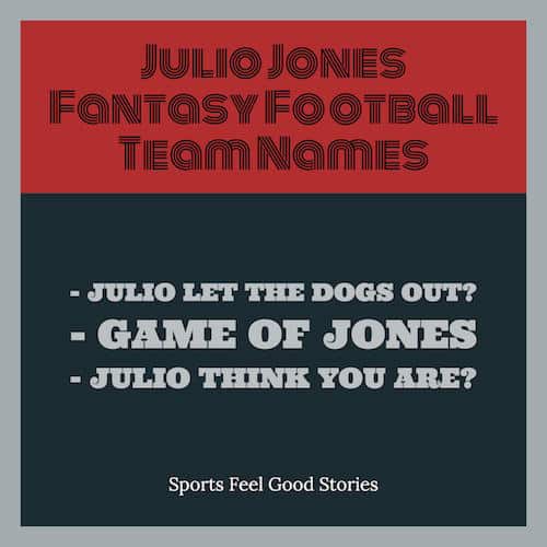 Julio Jones Fantasy Football Names | Atlanta Falcons NFL
