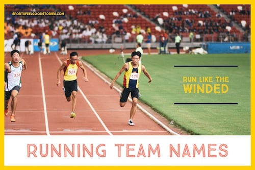 Run like the winded - cross country team names.