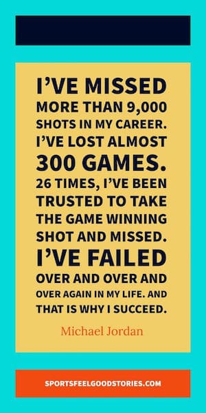 I've missed more than 9000 shots quote.