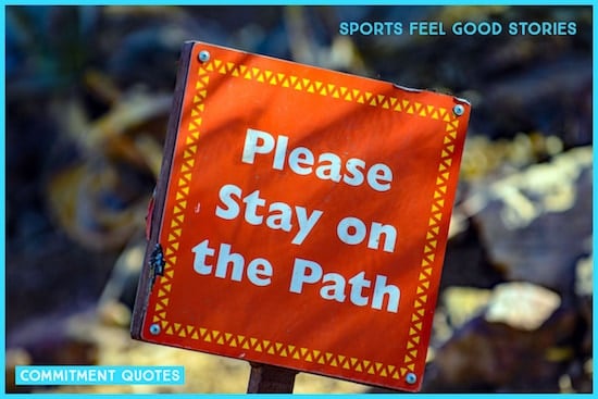 stay on the path image