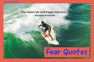fear quotes image