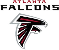 NFL Falcons logo.