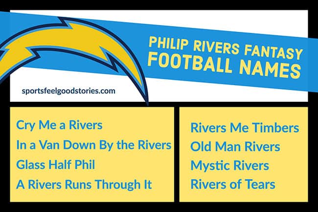 Philip Rivers Fantasy Team Names 