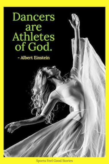 Dancers are athletes of God image