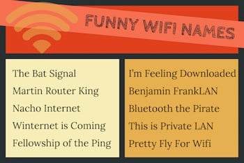 101 Clever Wifi Names For Your Neighbors To Envy