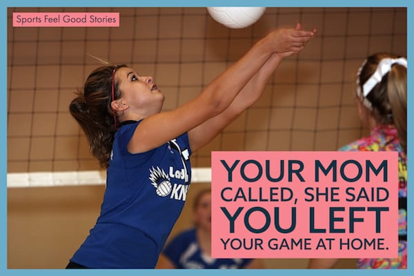 tu mamá llamó al voleibol quote image