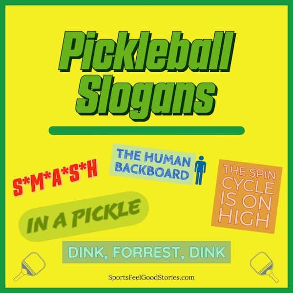 Best pickleball slogans image