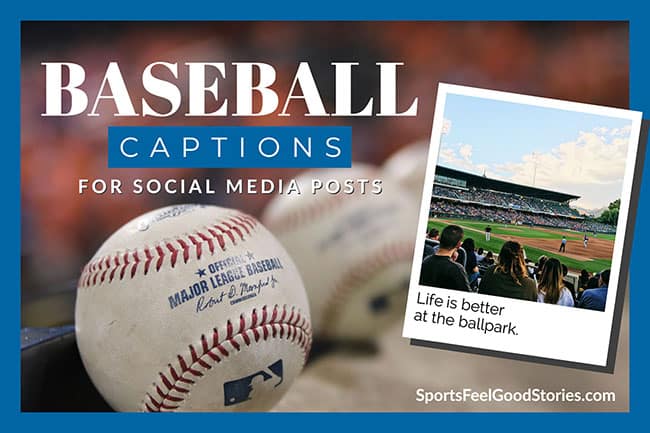 279+ Baseball Captions for Instagram to Walk Off a Winner