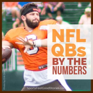 NFL Quarterbacks jersey sales, hand size, speed