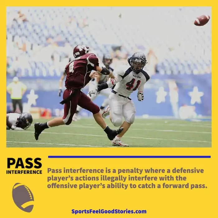 Pass Interference in Football.