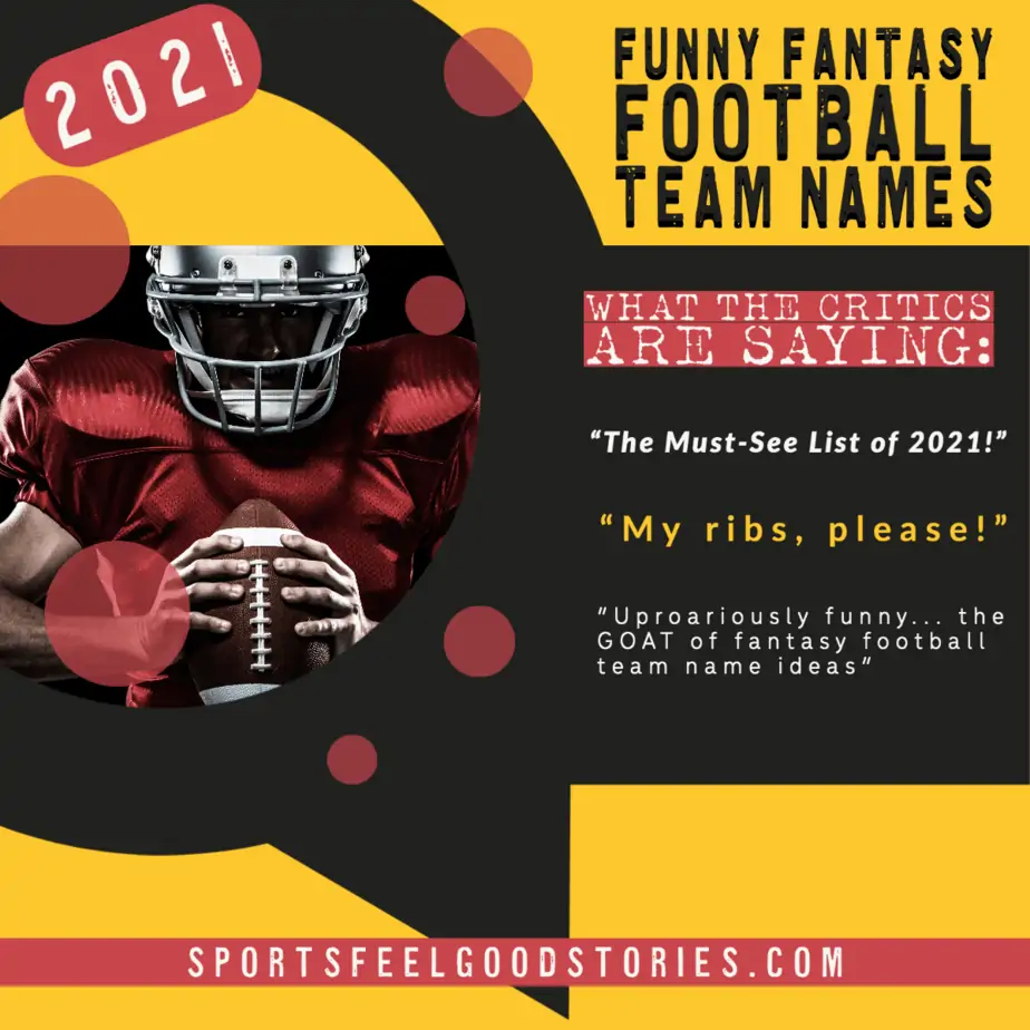 2021 Funny Fantasy Football Team Names