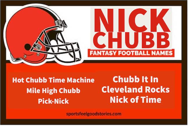 Nick Chubb Fantasy Football Names