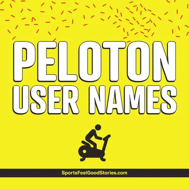 Good Peloton Usernames.
