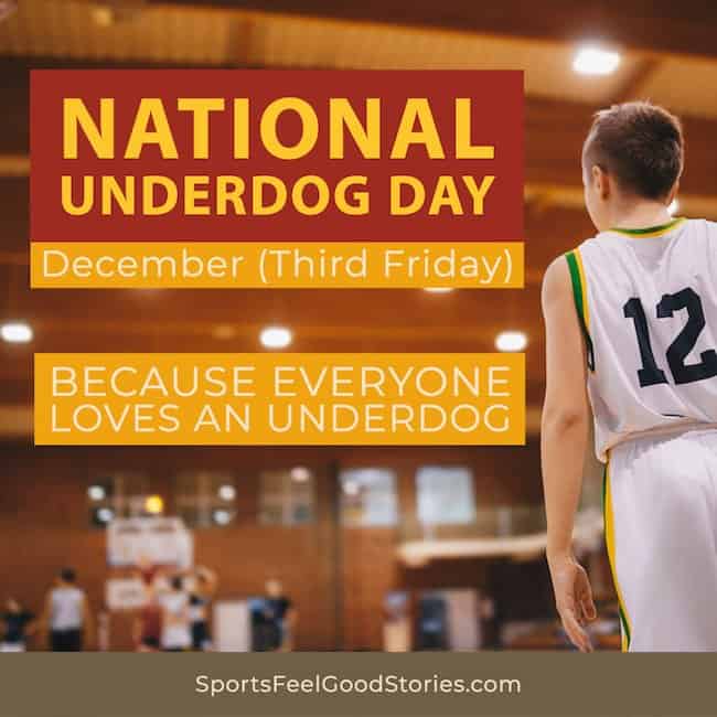 National Underdog Day Background.