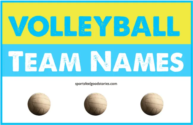good volleyball team names.