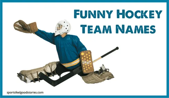 Funny hockey team names.