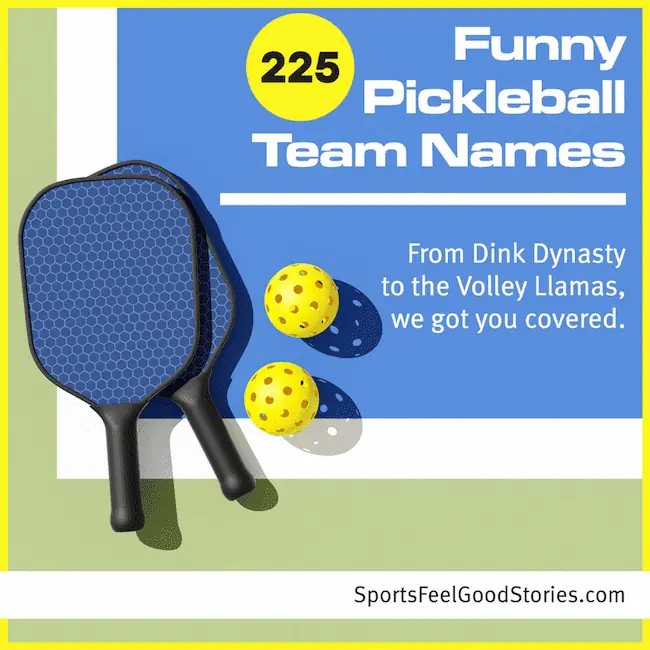 Best pickleball team names of all-time.