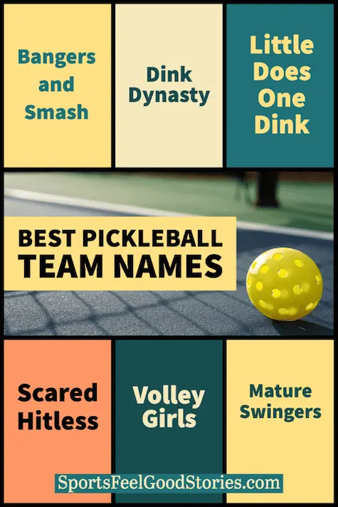 Good naming ideas for pickleball doubles.