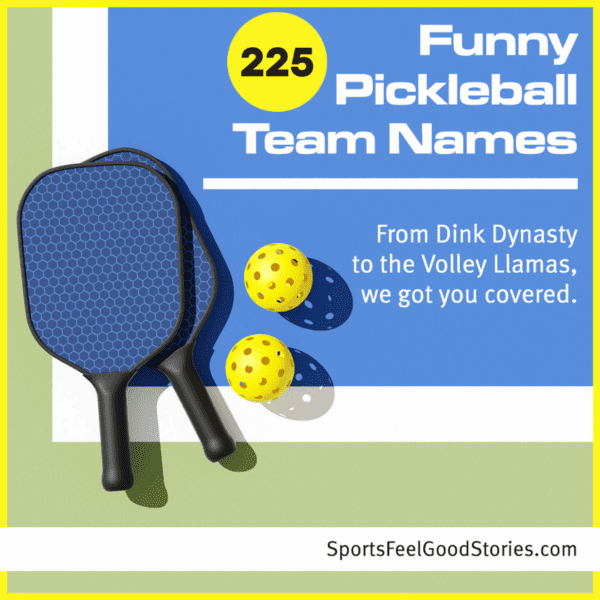 Pickleball team naming ideas for doubles.