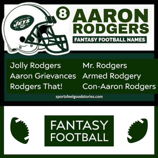 Top Aaron Rodgers Fantasy Football Names.