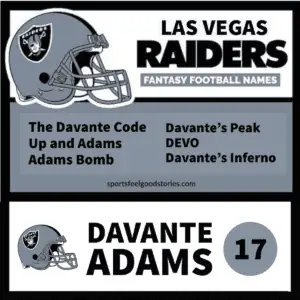 Davante Adams Fantasy Football Team Names.