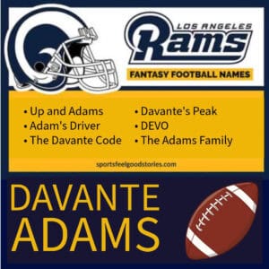 Davante Adams fantasy names.