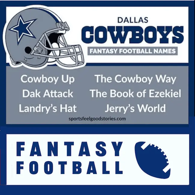Good Dallas Cowboys fantasy names.
