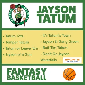 Good Jayson Tatum Fantasy Names.