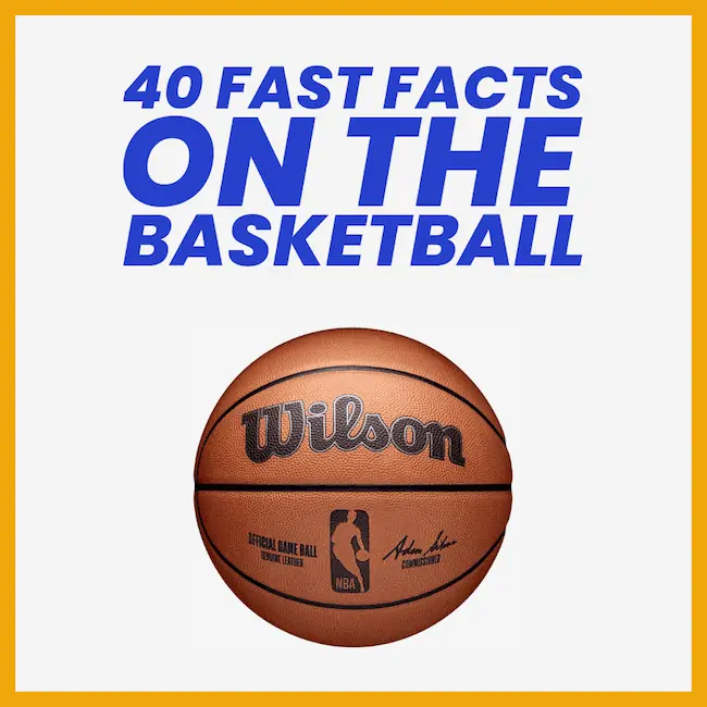 40 fast facts on the basketball.