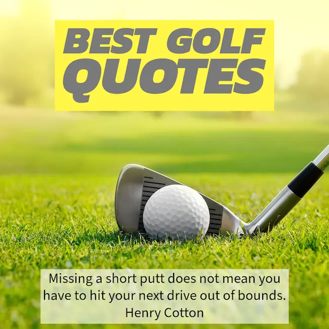 Best golf quotes ever.