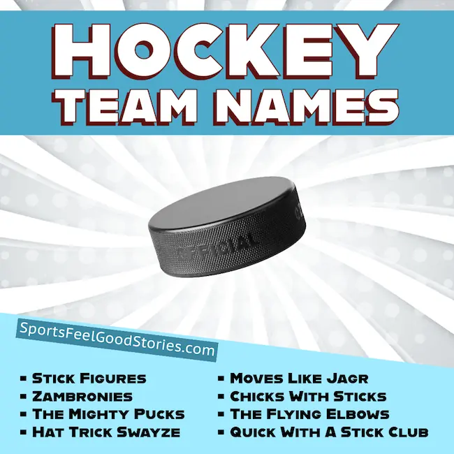 Best Hockey Team Names for your squad.
