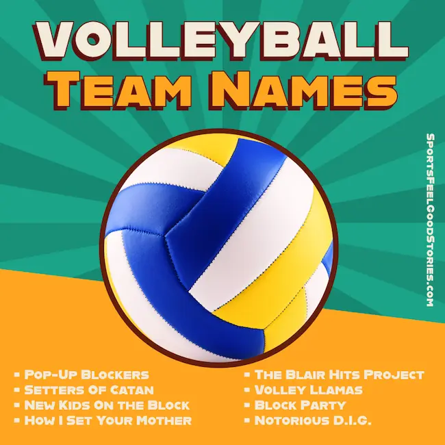 Best Volleyball Team Names ever.