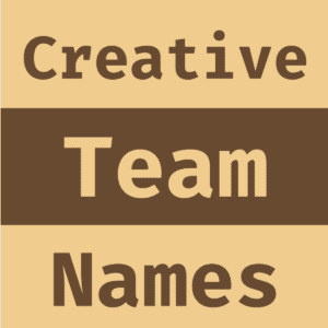 Good Creative Team Names.