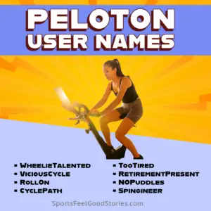 Good Peloton User Names.