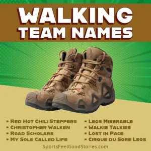 Good Walking Team Names.