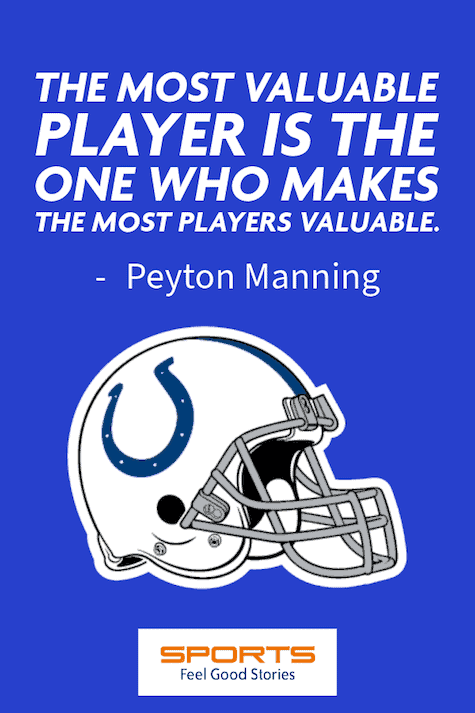 Peyton Manning on who the MVP should be.
