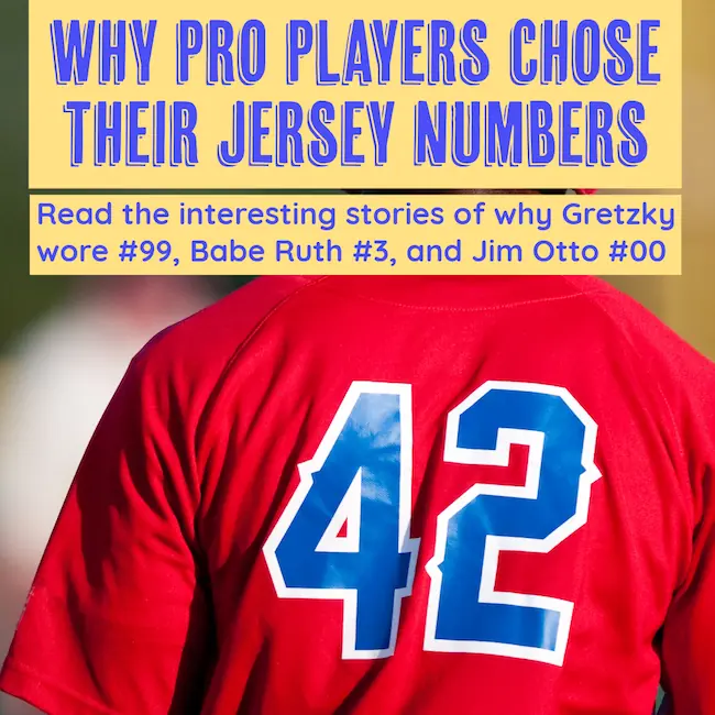 Stories behind jersey number selection by pro athletes.