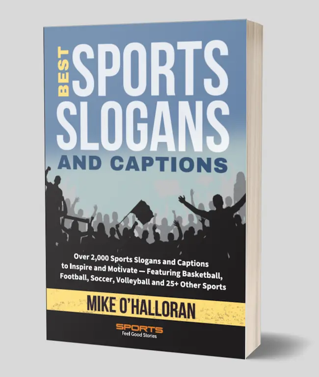 Book cover: Best Sports Slogans and Captions.