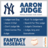 52 Best Aaron Judge Fantasy Baseball Team Names