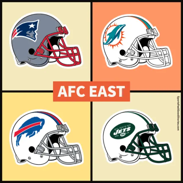 AFC East Division Teams.