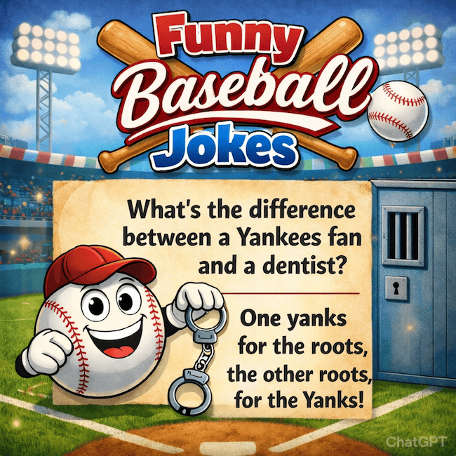 Difference between a dentist and a Yankee fan riddle.