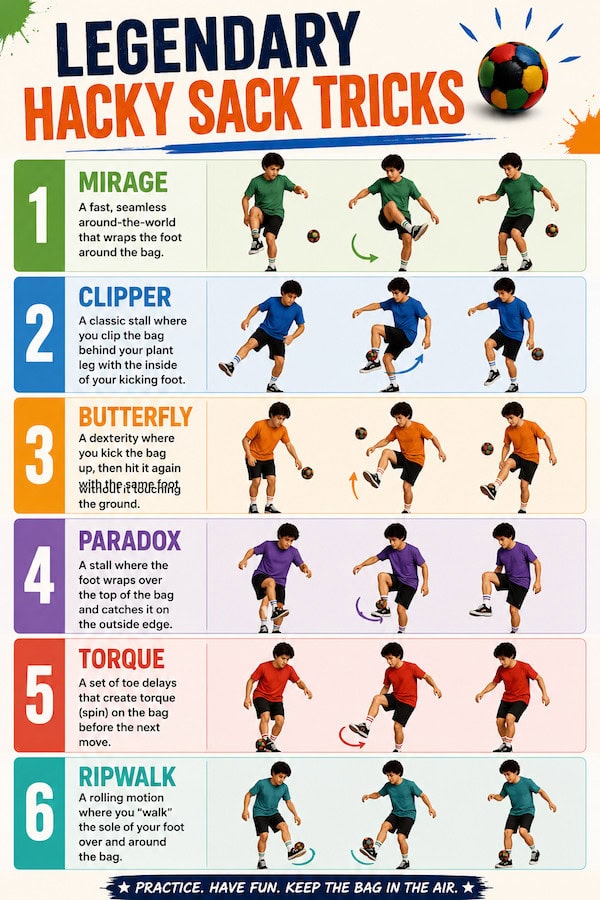 Legendary Hacky Sack Tricks.